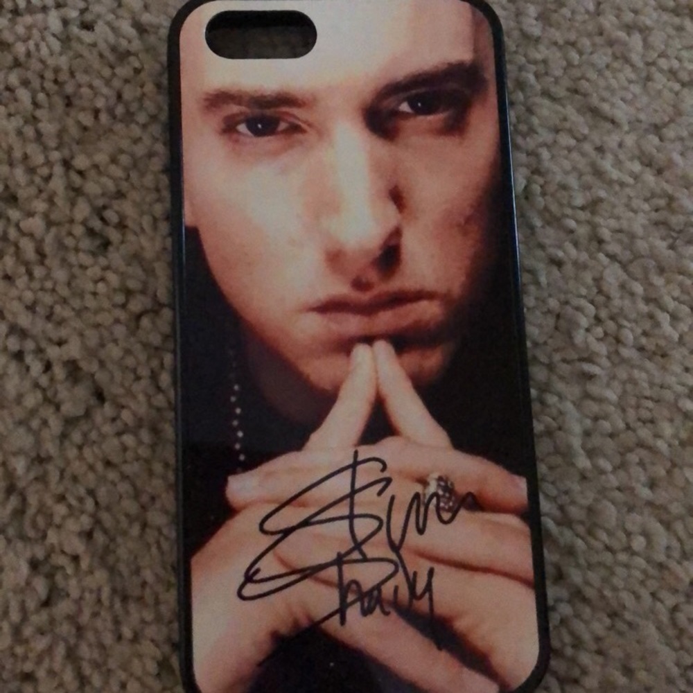 Signed Eminem iphone 5/5s and iPod 5 case